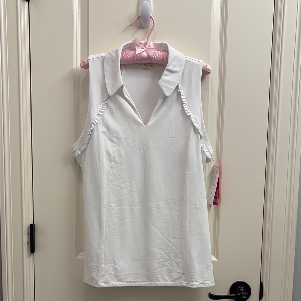 Lilly Pulitzer Luxletic Polo Top